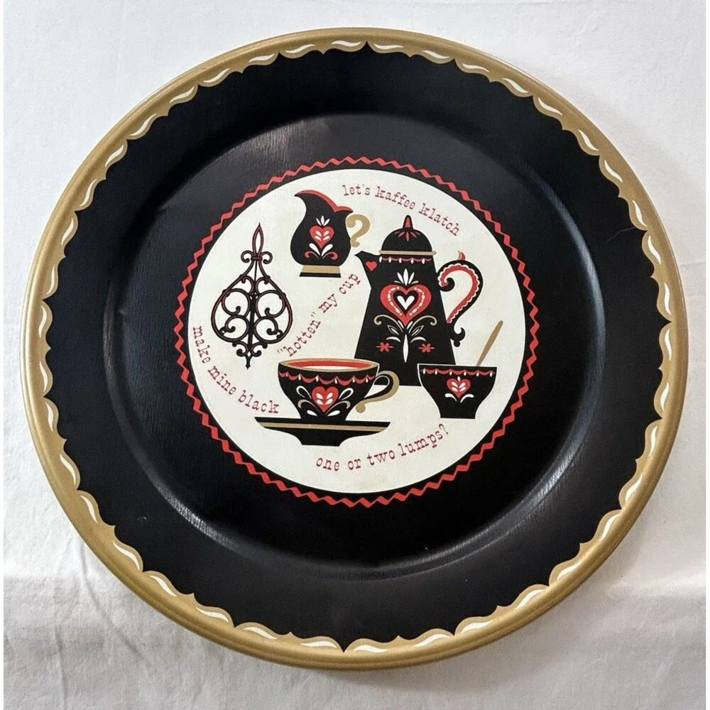 Vintage 1950's Coffee Tea Kaffee Tray 19